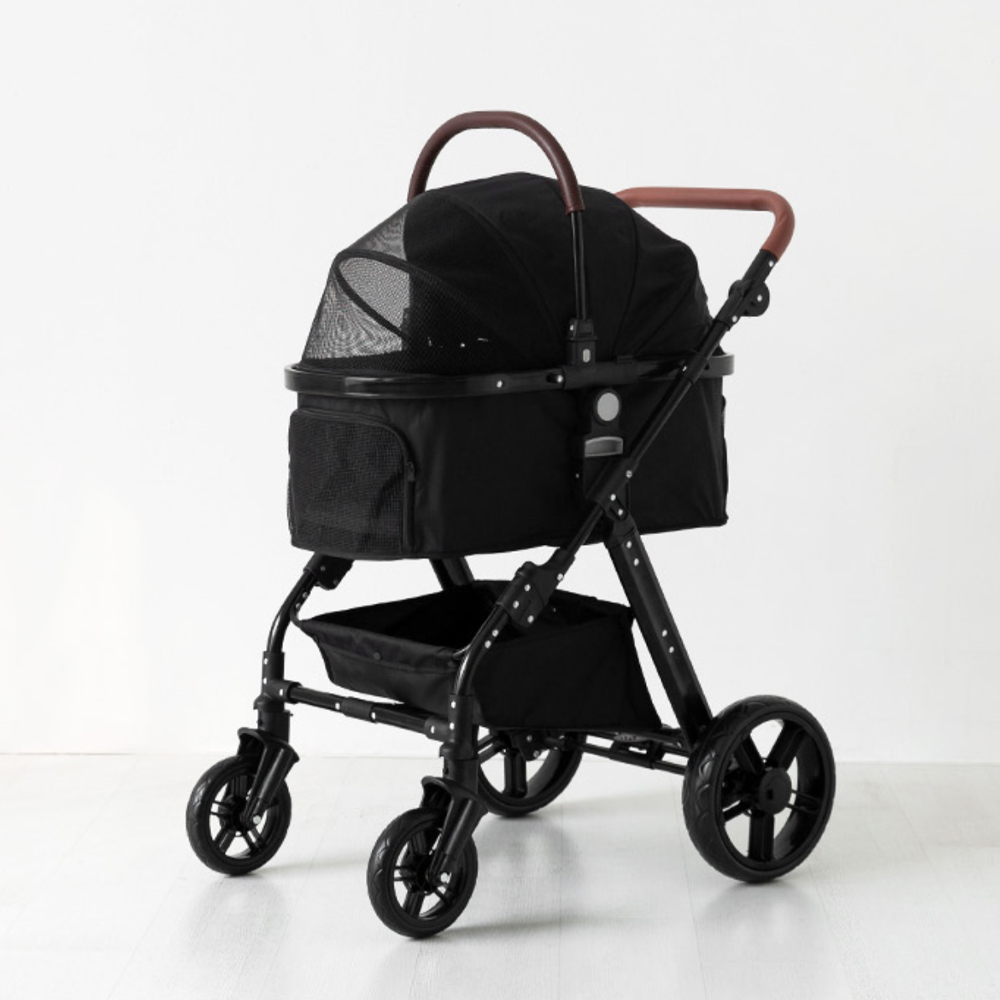 워크멍 접이식 분리형 강아지유모차 개모차 다크브라운 4101.5687, FREE(One size)