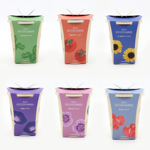 마이리움 방울토마토 바질 해바라기 나팔꽃 패랭이꽃 봉선화 키우기 씨앗키트