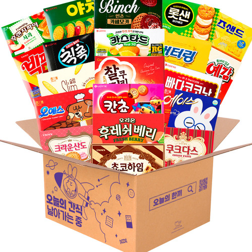 누구나조아 실 속 곽 9-2 간식 과자 모음 과자집 종합 선물 어린이 단체 대용량 세트 - 상품 이미지