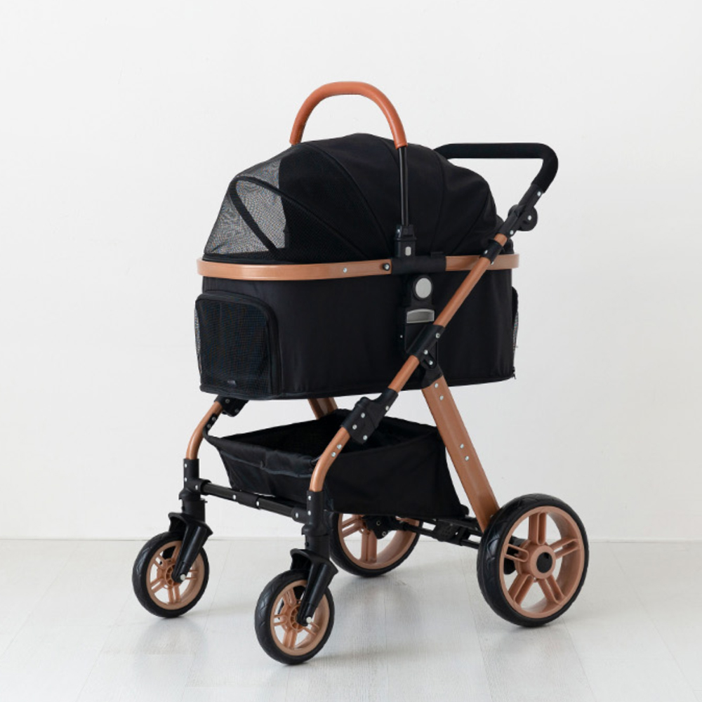 워크멍 접이식 분리형 강아지유모차 개모차 다크브라운 4101.5687, FREE(One size)