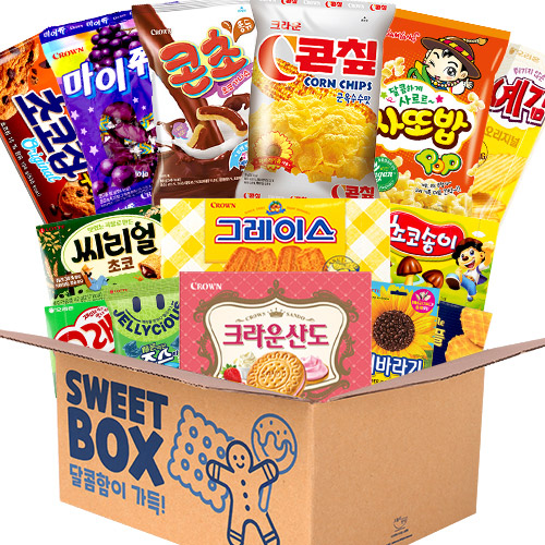 누구나조아 스위트박스 심플A 답례품 간식 과자 모음 종합 선물 어린이 단체 대용량 - 상품 이미지