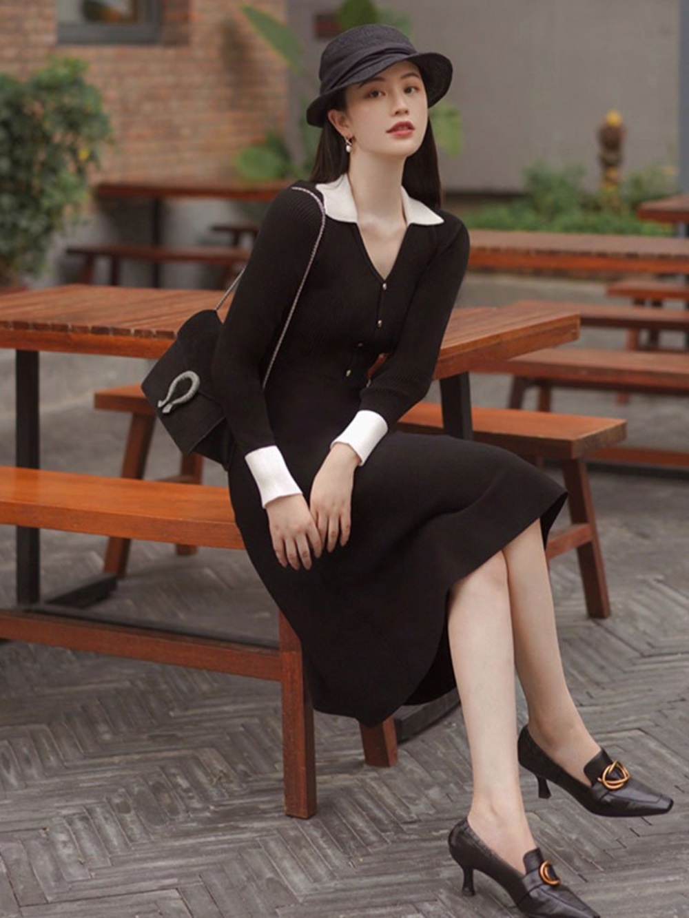 드라마 효심이네 각자도생 33화 이효심 유이 하객룩 원피스 옷 이미지 3
