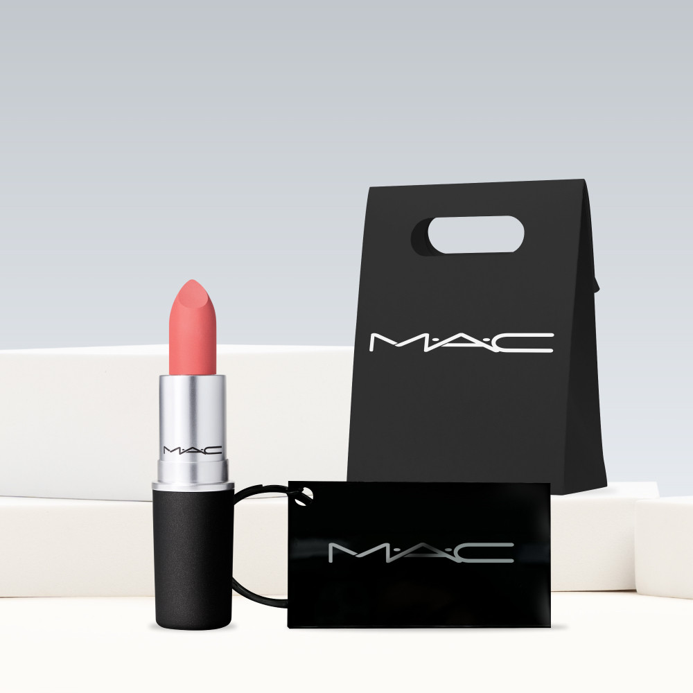 맥 파우더 키스 립스틱 3g (+거울 키링, 기프트백 증정), 3종 세트 : 맥 MAC