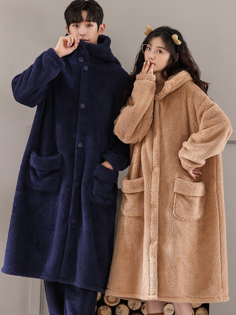 우아한 제국 우영란 이미영 털 잠옷 파자마 커플 이미지 2