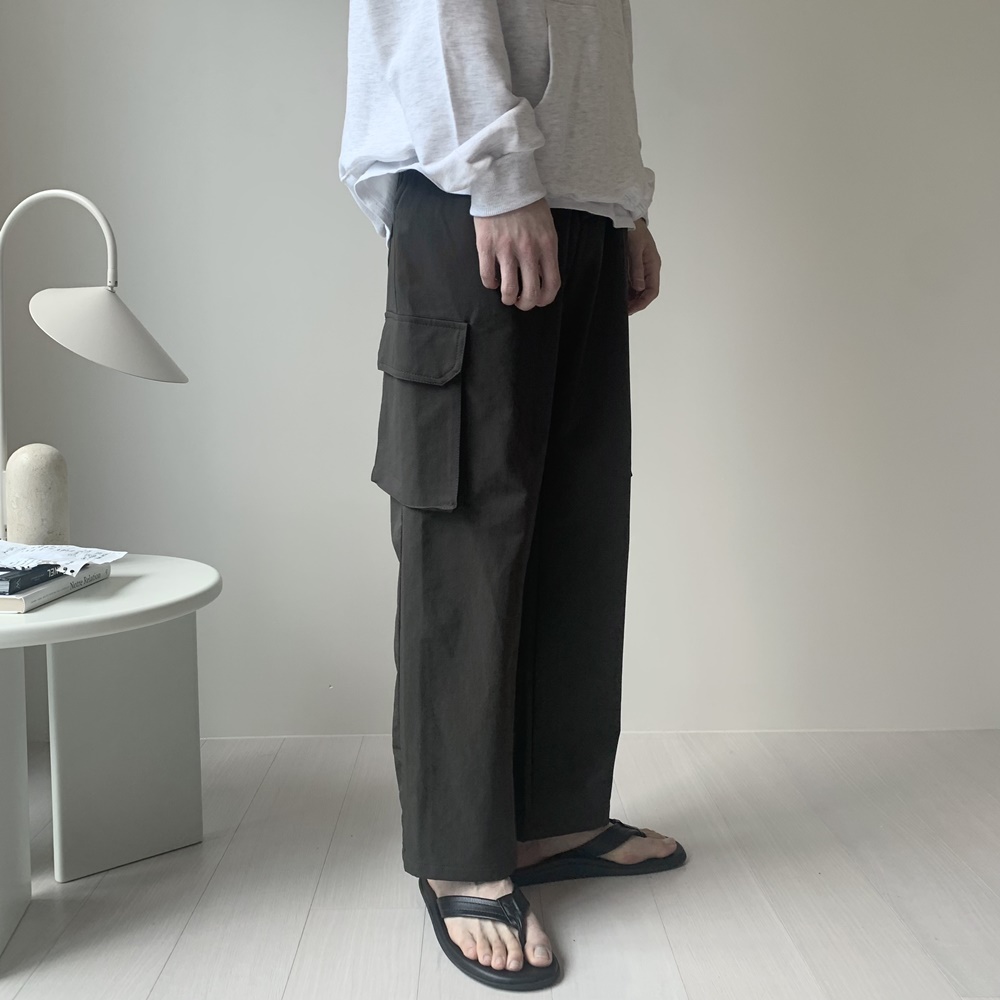 와이드카고팬츠 통큰바지 통넓은바지 이미지 4