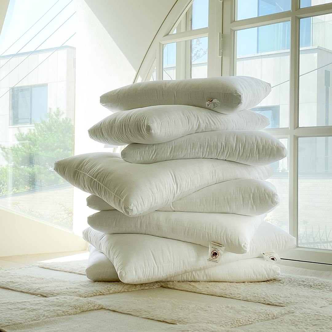 [네이버 단독] 1+1 모제무드 다운필 마이크로화이바 낮은 경추베개 호텔베개 일반형 2040