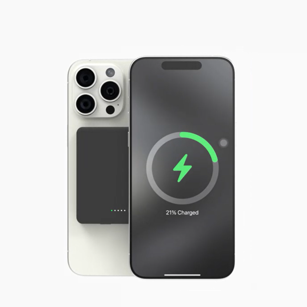 미니덕트 맥세이프 보조배터리 아이폰 갤럭시 미니 고속 무선 충전 배터리팩 4000mAh 이미지 8