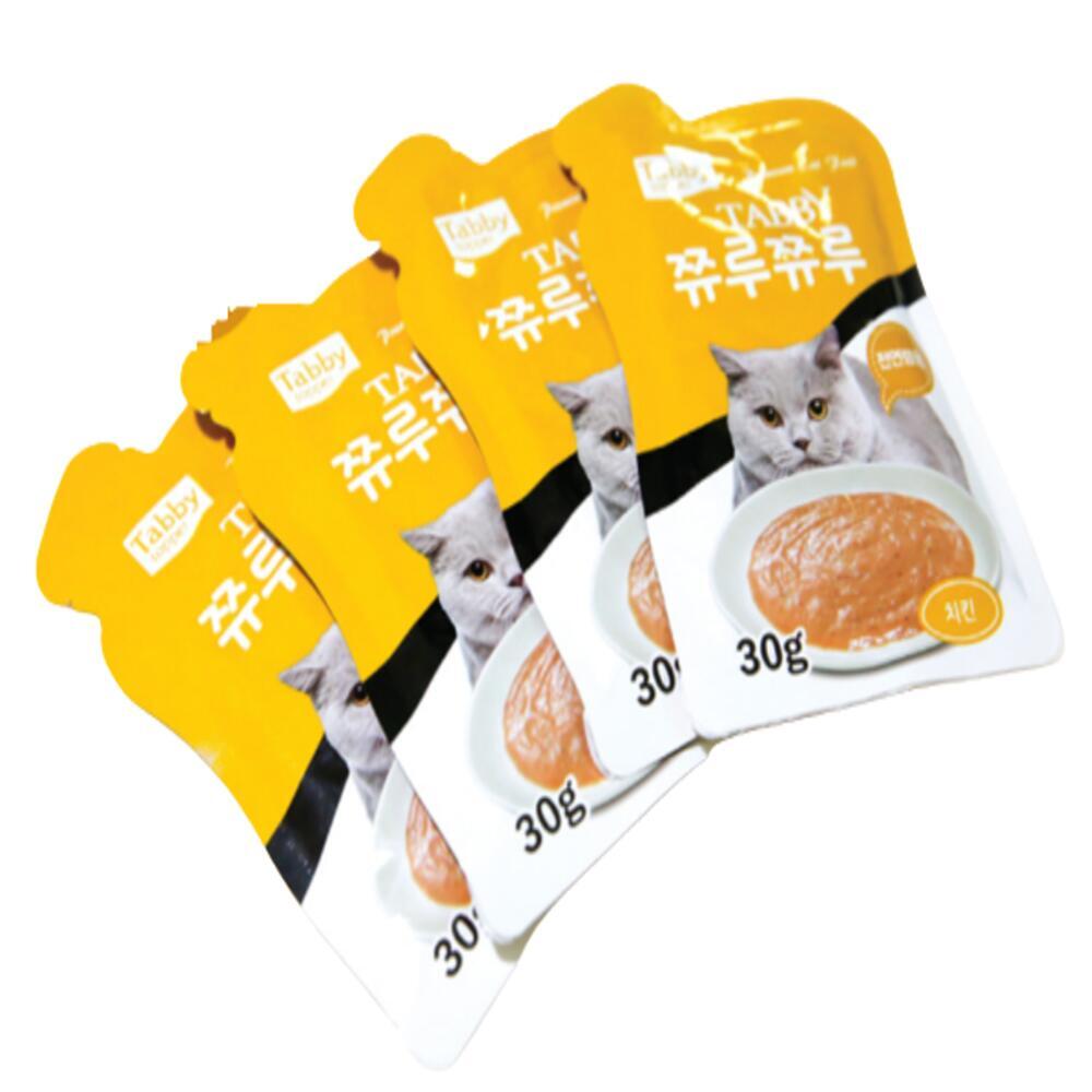 12p 치킨맛 맛있는고양이간식 부드러운 습식간식 애묘간식 : 포니코니