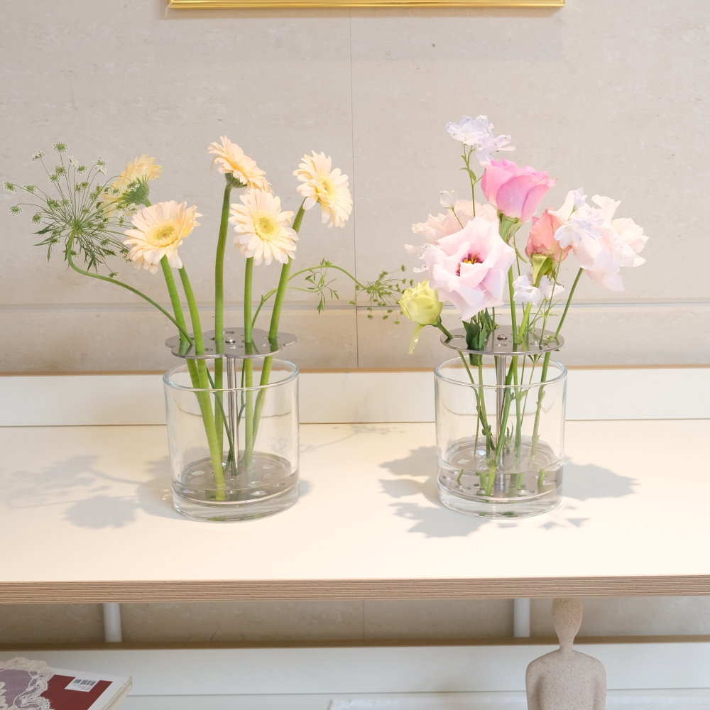 네르하 이케바나화병 유리 화병 꽃병 무광에디션