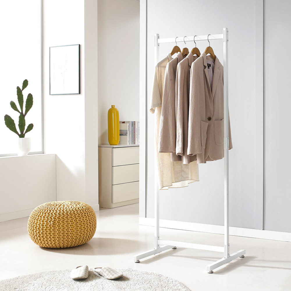 철제 1단 행거 스탠드 옷걸이 드레스룸 원룸 옷가게 옷장 400