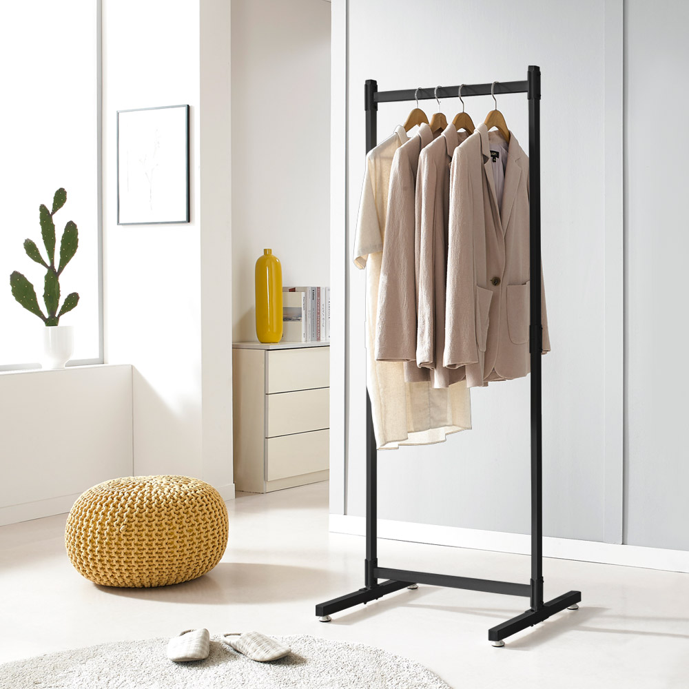 철제 1단 행거 스탠드 옷걸이 드레스룸 원룸 옷가게 옷장 400