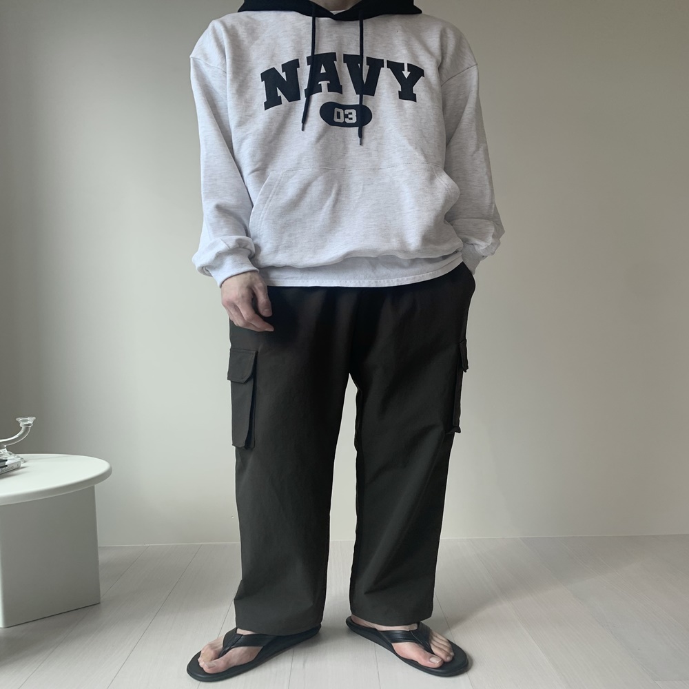 와이드카고팬츠 통큰바지 통넓은바지 이미지 2