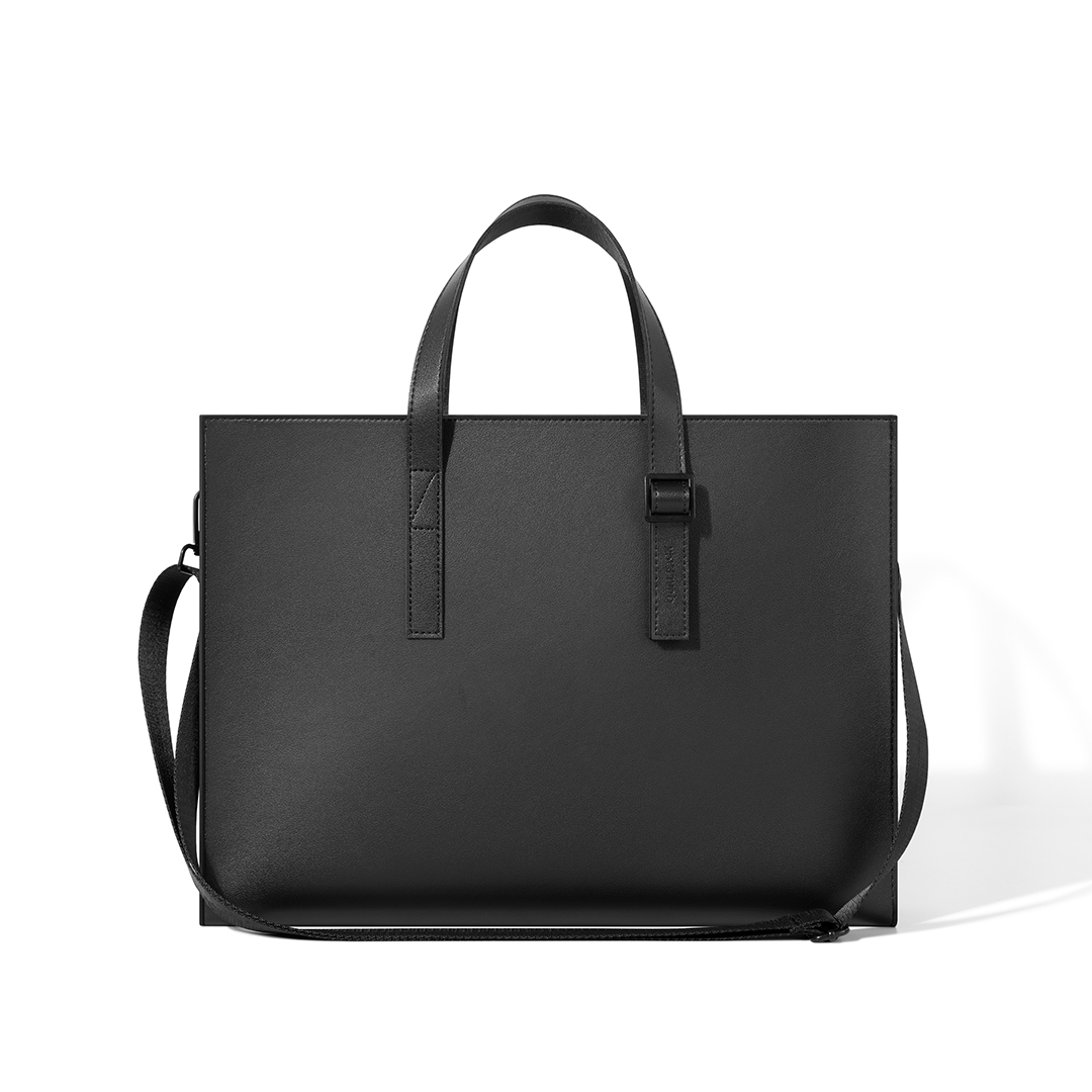 퀄팩 에센셜 레더 토트백 370 / 남자 크로스백 서류가방 출근가방