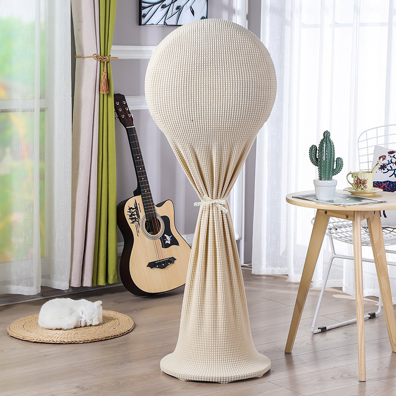 쭉늘어나는 스판 와플 선풍기커버 일반형 써큘레이터 선풍기 보관 커버 덮개 제품 이미지