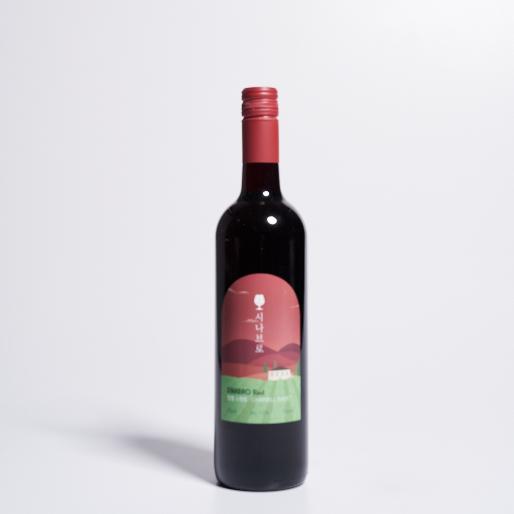 시나브로 와인 캠벨 레드 스위트 12도 750ml 영동와인 과실주 (케이스 포함) - 상세 이미지 3