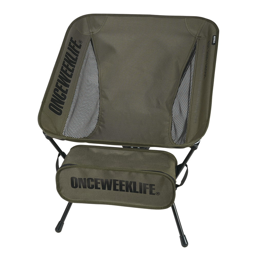 원스위크라이프 캠핑 경량 휴대용 백패킹 컴팩트 체어 카키