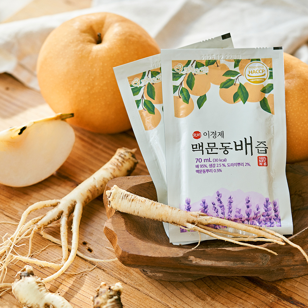 이경제 맥문동 NFC 착즙 배즙 도라지 진액 엑기스 이경재 국내산100% 60포, 2개 - 상세 이미지 3