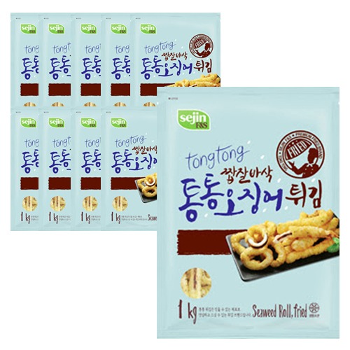 [세진] 오징어튀김 1박스 (1kg x 8개입) 냉동 : 레인보우에프엔에스