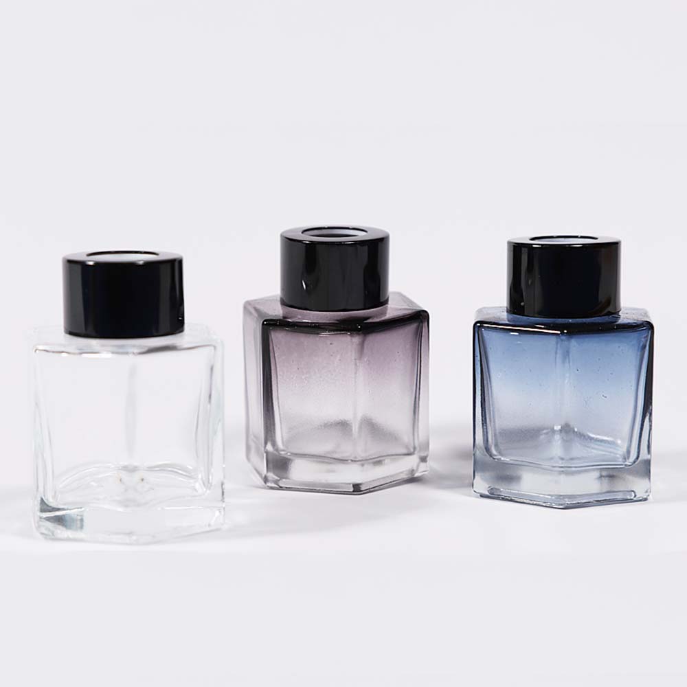 디퓨저 용기 유리병 블루헥타곤 50ml 스티커 리드스틱포함 DIY