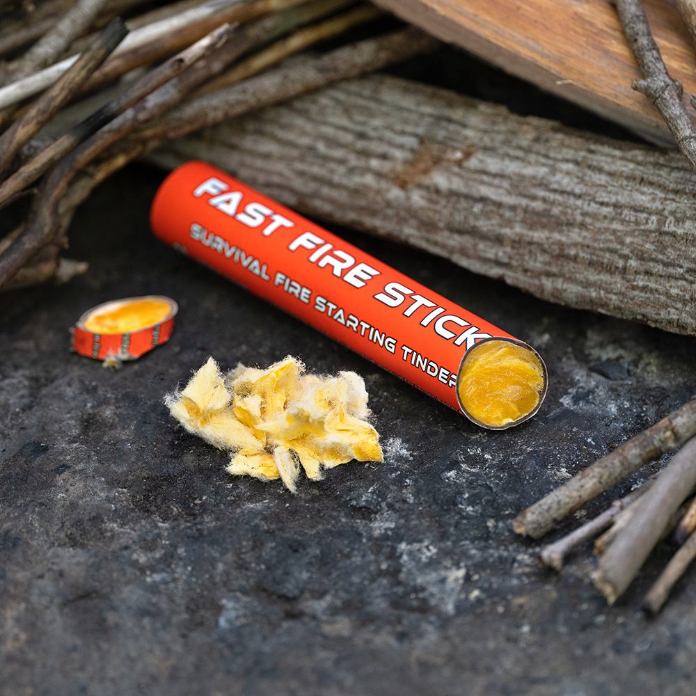 프로캠텍 파이어 스틱+롤+가방 키트 세트 착화제 캠핑 장작 불쏘시개 연료