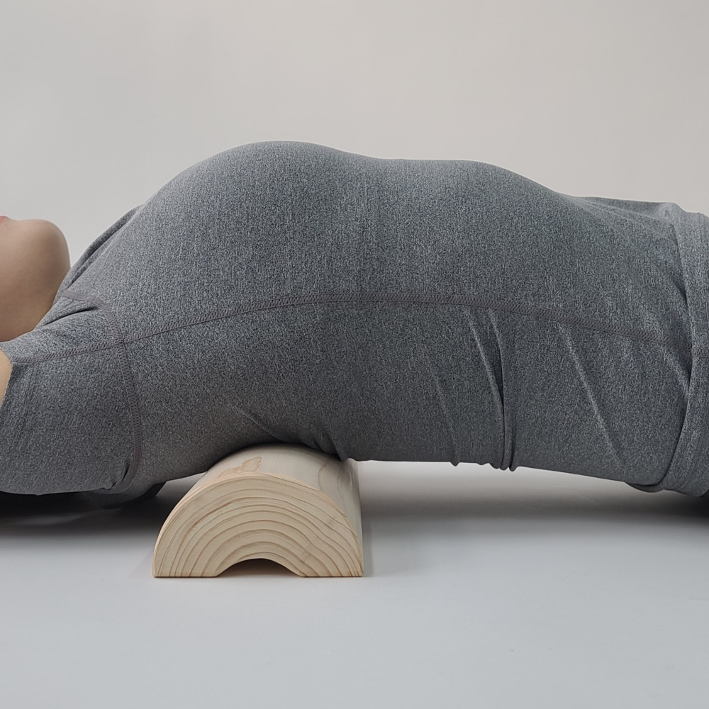 모어우드 편백나무 목침 경침 허리 일자목 거북목 경추베개 - 상세 이미지 4