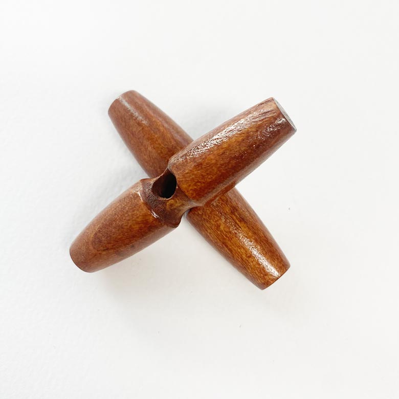 6cm 1구 앵글 떡볶이단추 토글단추 코트단추 - 상세 이미지 5
