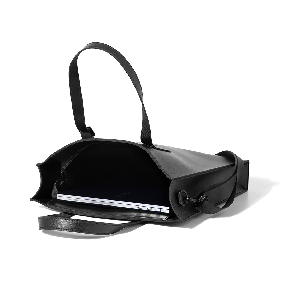 퀄팩 에센셜 레더 토트백 360 / 남자 크로스백 서류가방 출근가방