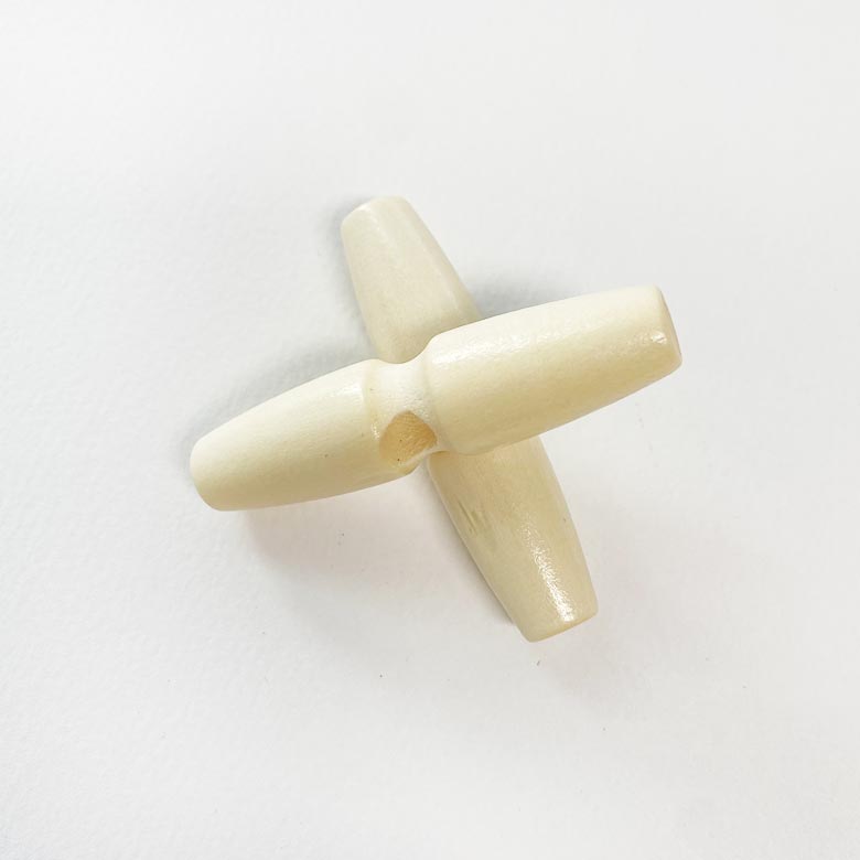 6cm 1구 앵글 떡볶이단추 토글단추 코트단추 - 상세 이미지 3