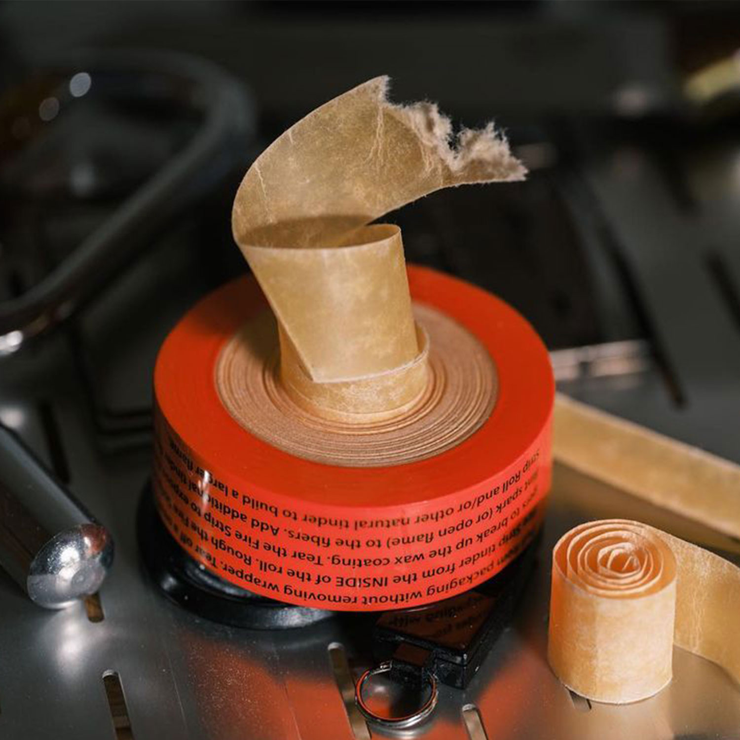 프로캠텍 파이어 스틱+롤+가방 키트 세트 착화제 캠핑 장작 불쏘시개 연료