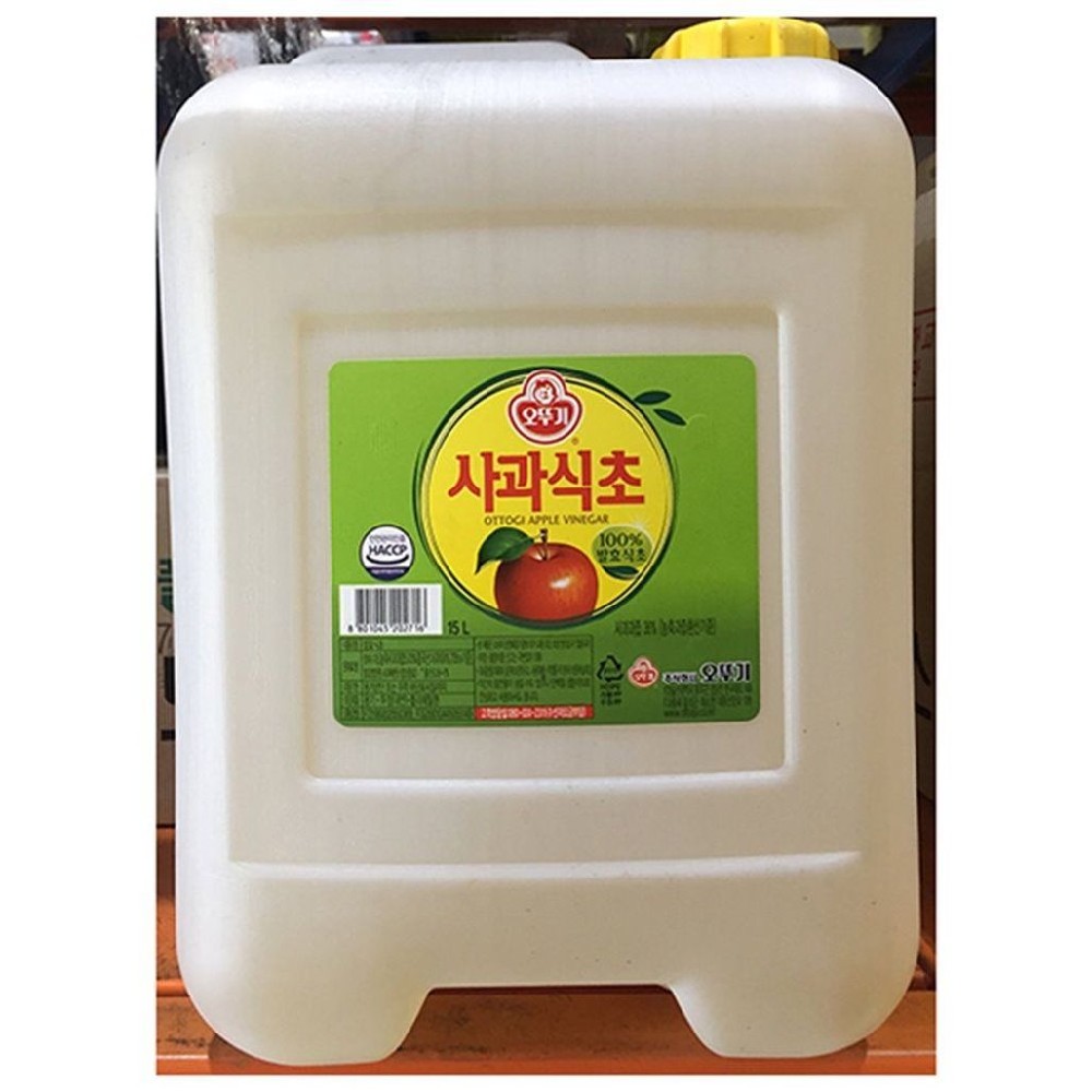 업소용 식당 식자재 주방 재료 오뚜기 사과식초 15L : 머니5레드