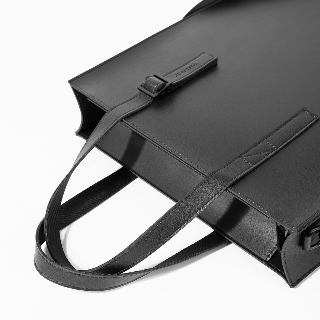 퀄팩 에센셜 레더 토트백 360 / 남자 크로스백 서류가방 출근가방