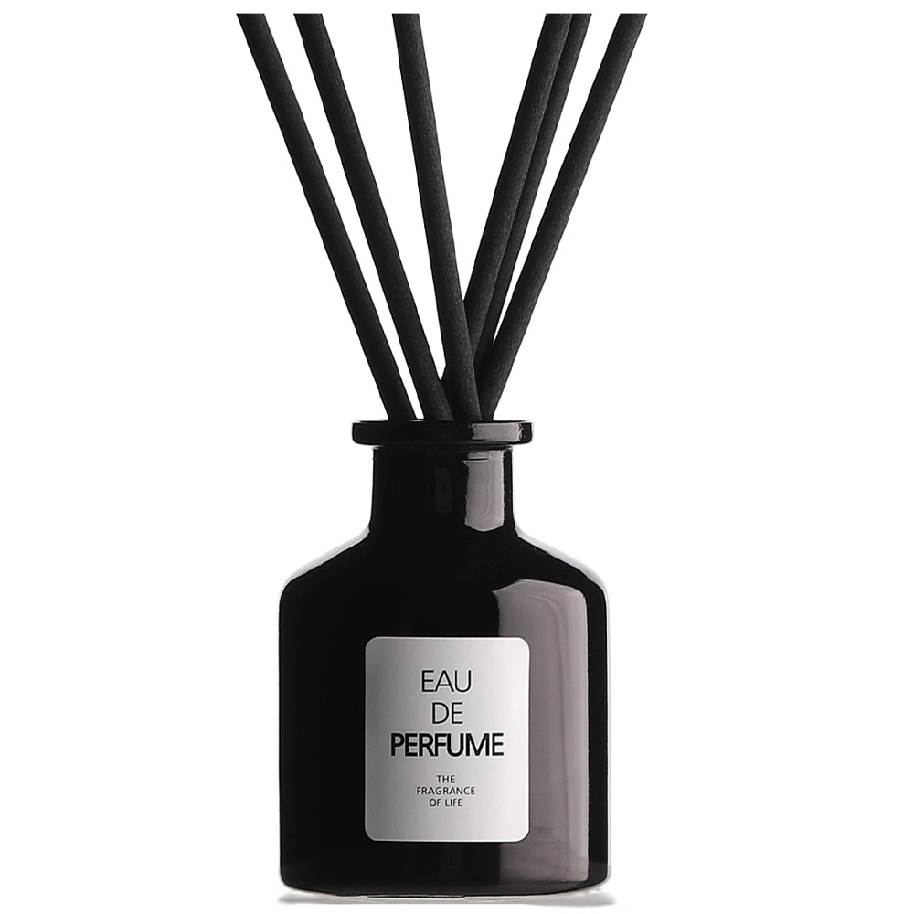 디퓨저 용기 미니 공병 프레쉬블랙유광 50ml 스티커 리드포함 DIY - 메인 이미지