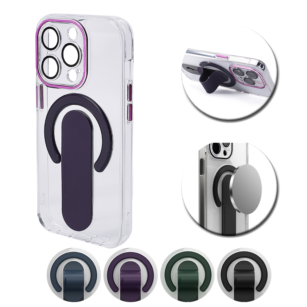 [한정수량 행사] 모모스틱 맥세이프 케이스 컬러 랜덤/ 아이폰 갤럭시 플러스 울트라 맥세이프 핸드폰 맥그립 거치대 이미지 2