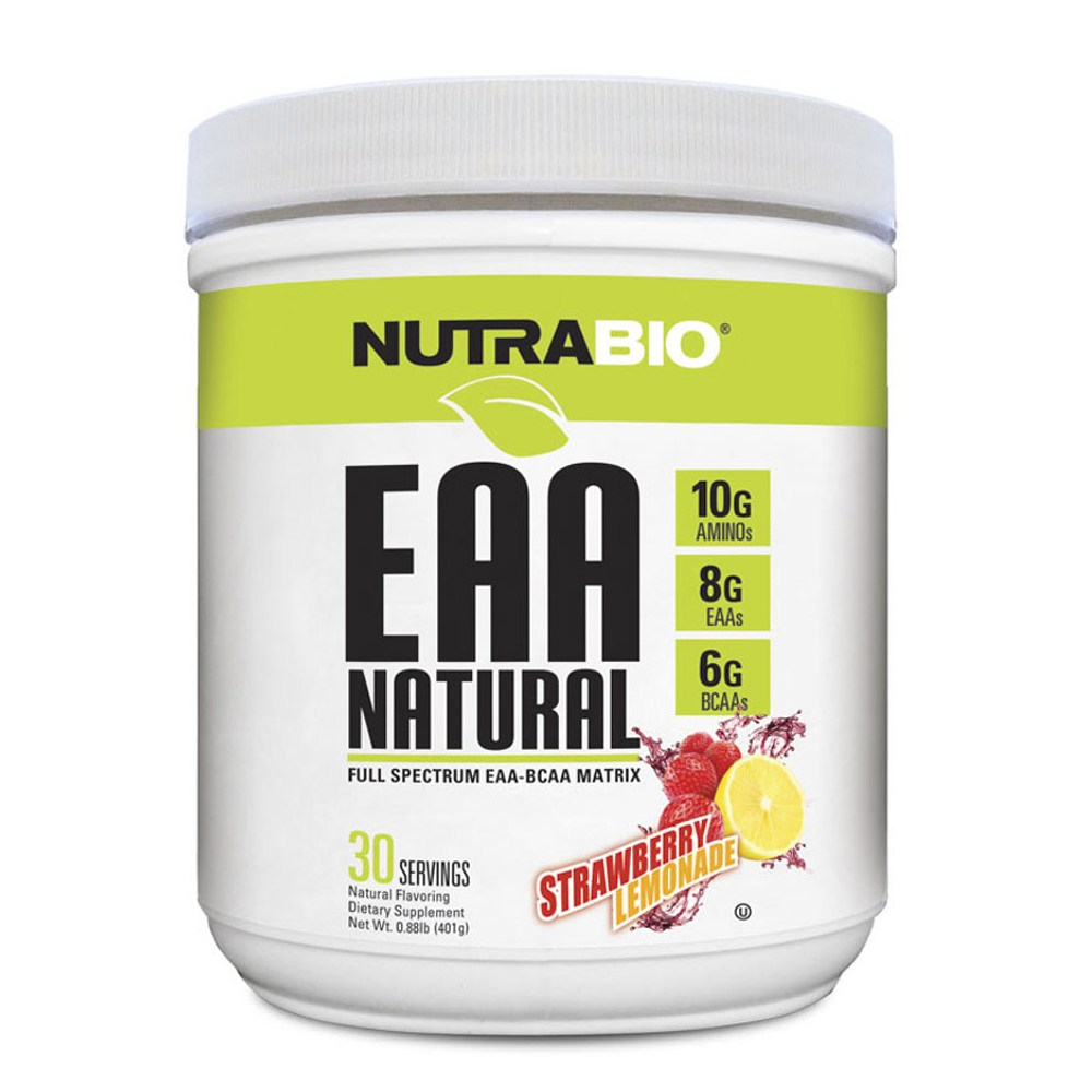 뉴트라바이오 EAA BCAA 스트로베리 레모네이드 내추럴 401g : 크로스에이치