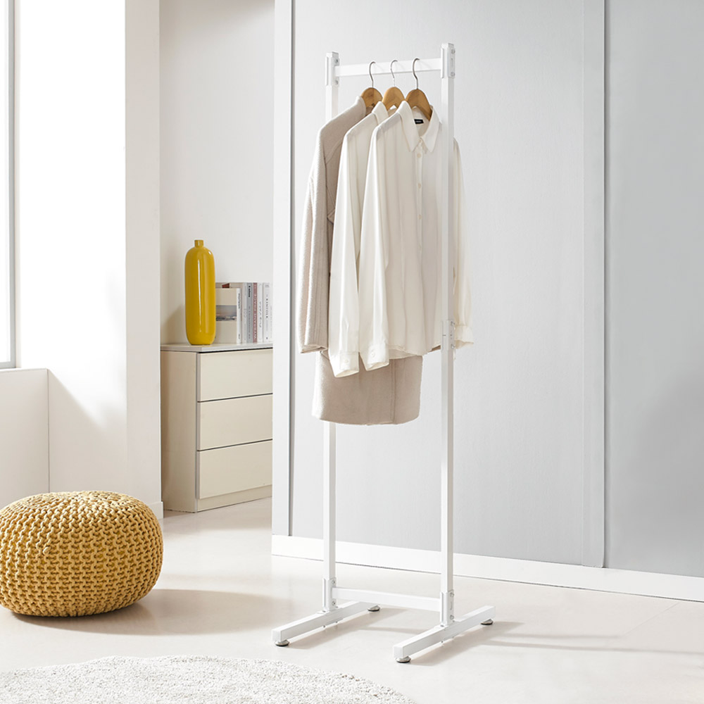 철제 1단 행거 스탠드 옷걸이 드레스룸 원룸 옷가게 옷장 400
