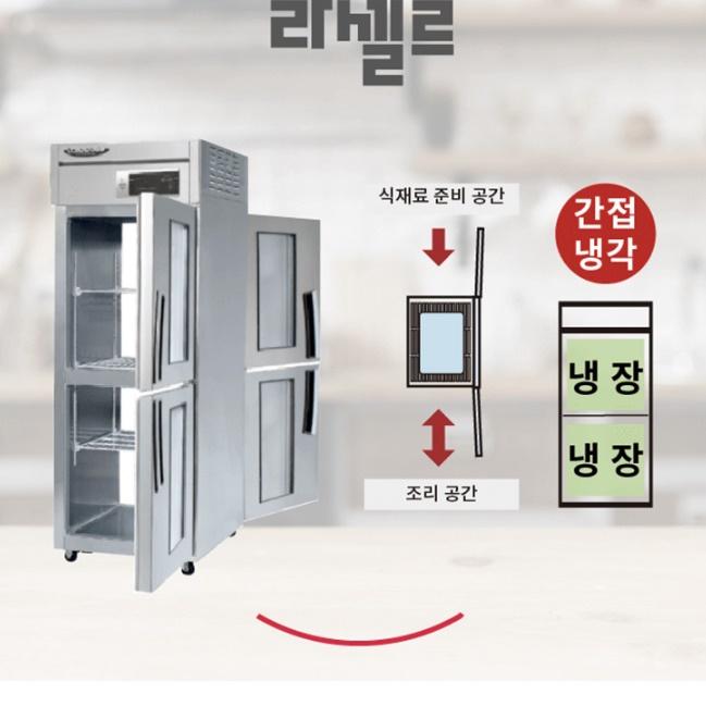 앞뒤오픈 양문형냉장고 급식실 조리실 업소용 25박스냉장고 - 상세 이미지 4