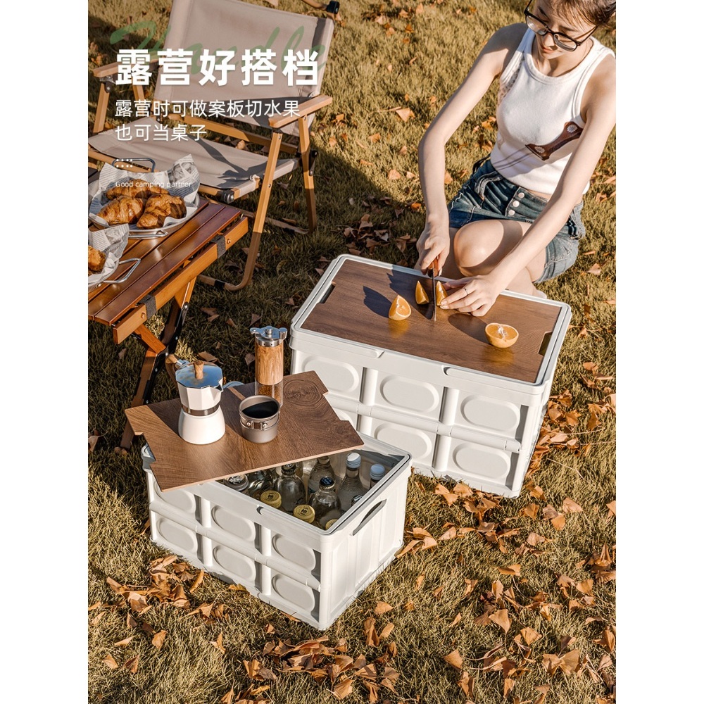 접이식 수납서랍 리빙박스 서랍 캠핑 폴딩 폴딩박스 다용도 수납함 수납 - 상세 이미지 4