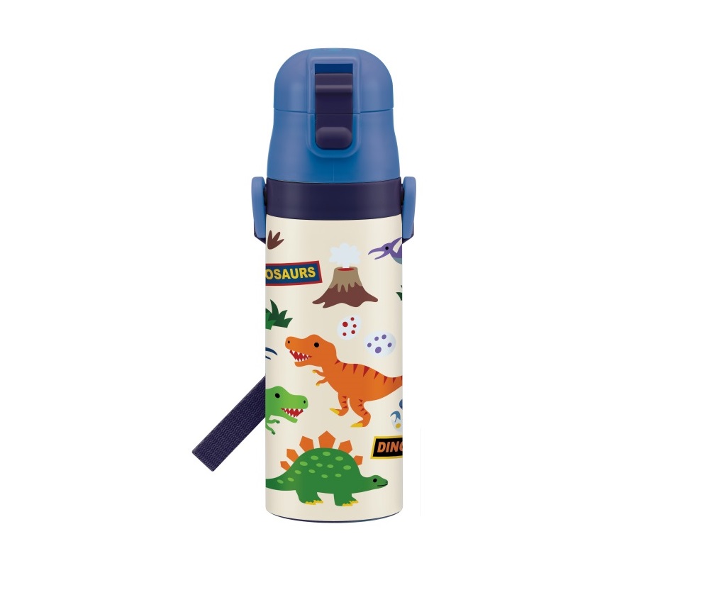 공룡 물통 남아 물병 스텐 끈있는 보온병 텀블러