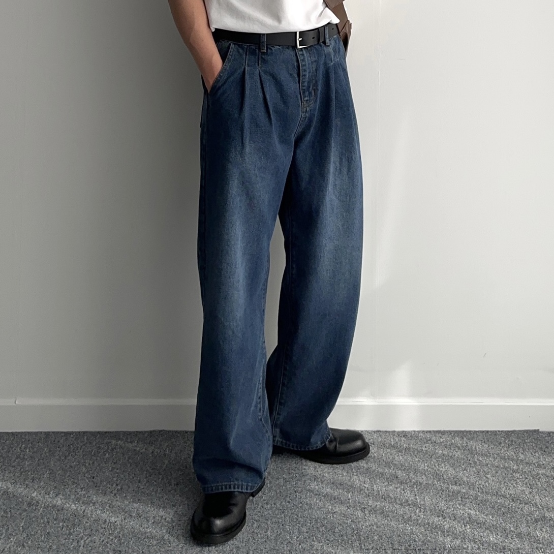 1+1 남자통청바지 남자블랙진 - 상세 이미지 4