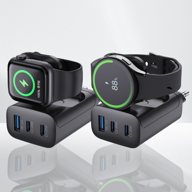 애플워치11 고속 충전 어댑터 갤럭시워치7 멀티 3포트 아이폰17 에어 프로 맥스 충전기