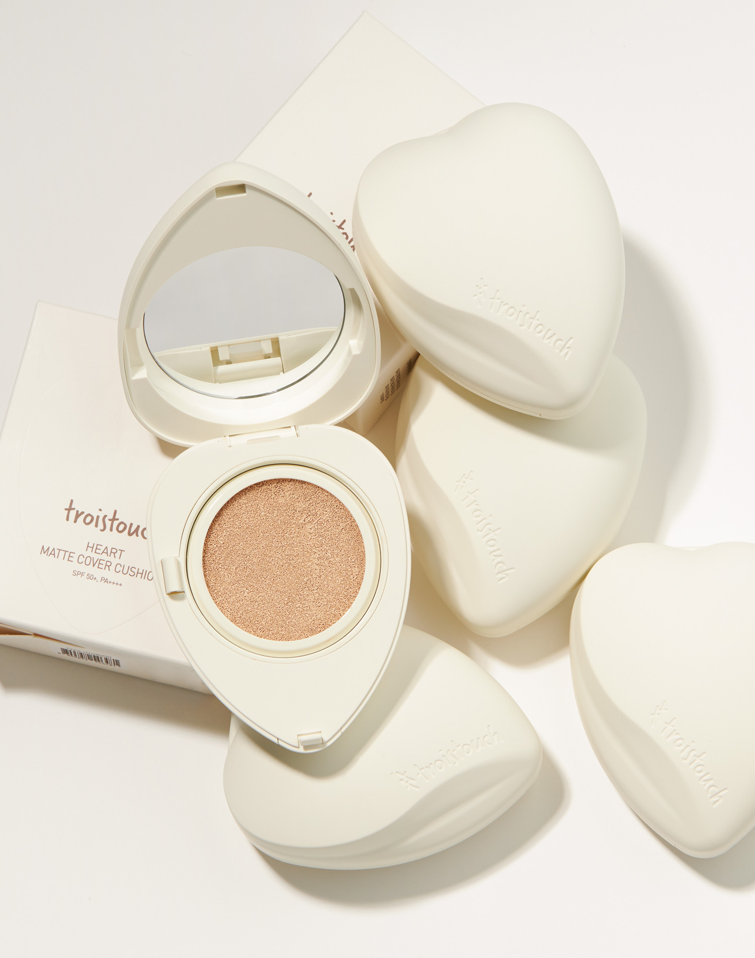 트와터치 무너짐 없는 메이크업 2종 SET (하트 쿠션 + 메이크업 픽서) SPF50+,PA++++ - 상세 이미지 4