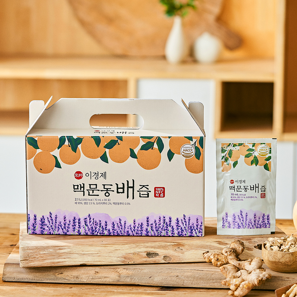 이경제 맥문동 NFC 착즙 배즙 도라지 진액 엑기스 이경재 국내산100% 60포, 2개 - 상세 이미지 5