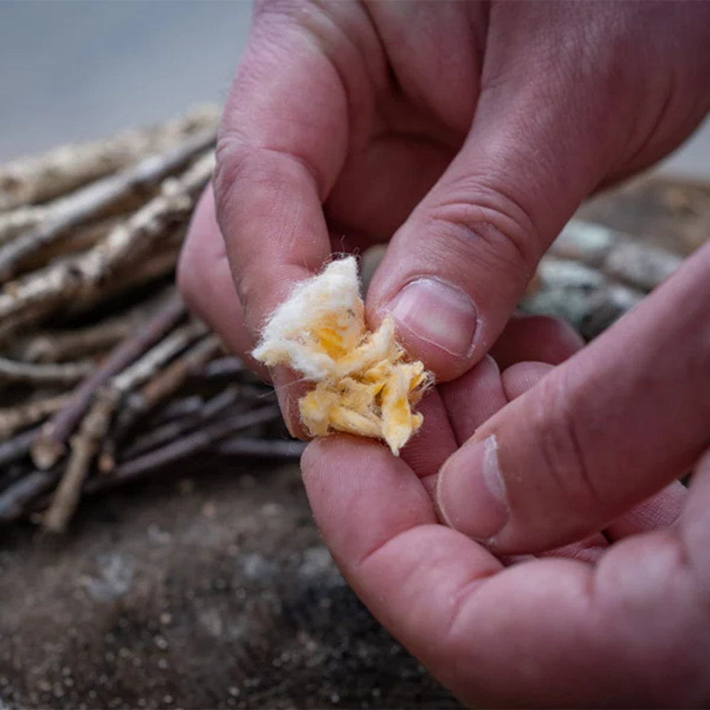 프로캠텍 파이어 스틱+롤+가방 키트 세트 착화제 캠핑 장작 불쏘시개 연료