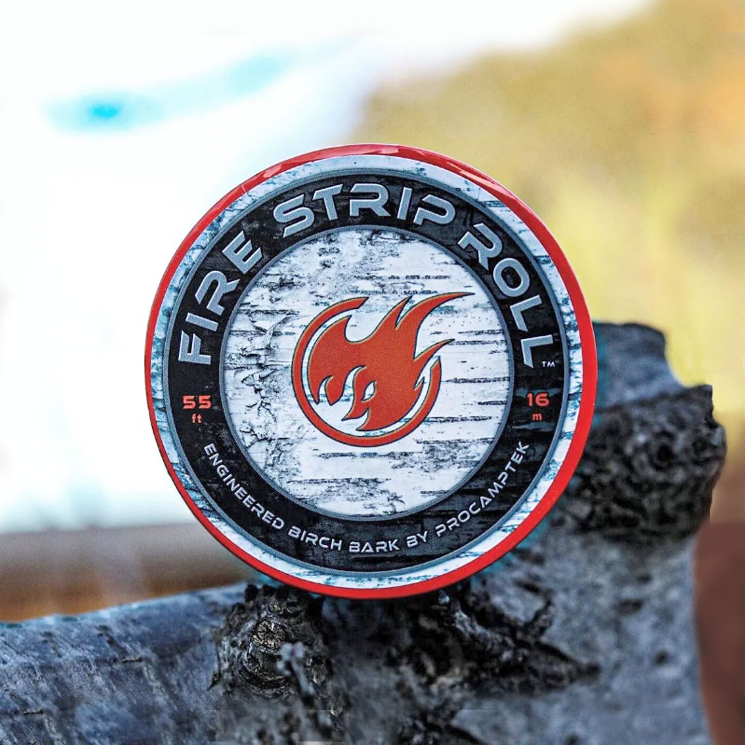 프로캠텍 파이어 스틱+롤+가방 키트 세트 착화제 캠핑 장작 불쏘시개 연료