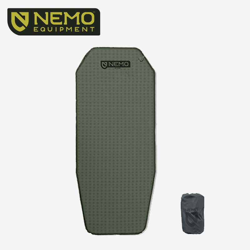 니모 오라 백패킹 에어매트 자충매트 숏, 3cm, 스토커다크