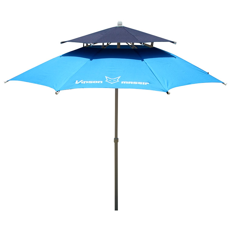 빈슨메시프 투톤 파라솔 2.4M 일반 캠핑 휴대용 야외 테라스 그늘막 낚시 대형파라솔