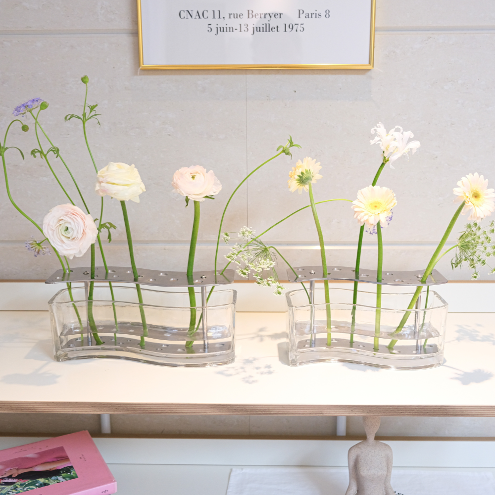 네르하 이케바나화병 유리 화병 꽃병 무광에디션