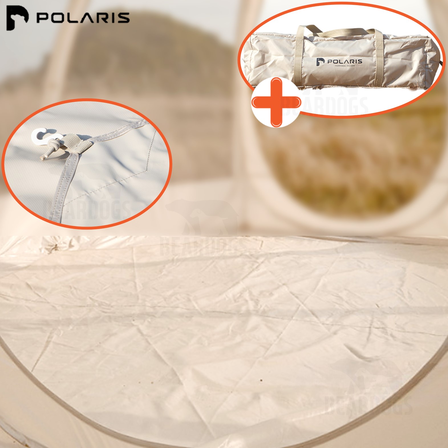 폴라리스 풀 그라운드 시트 방수포 타포린 P1 메쉬 TPU 텐트 일반 호환