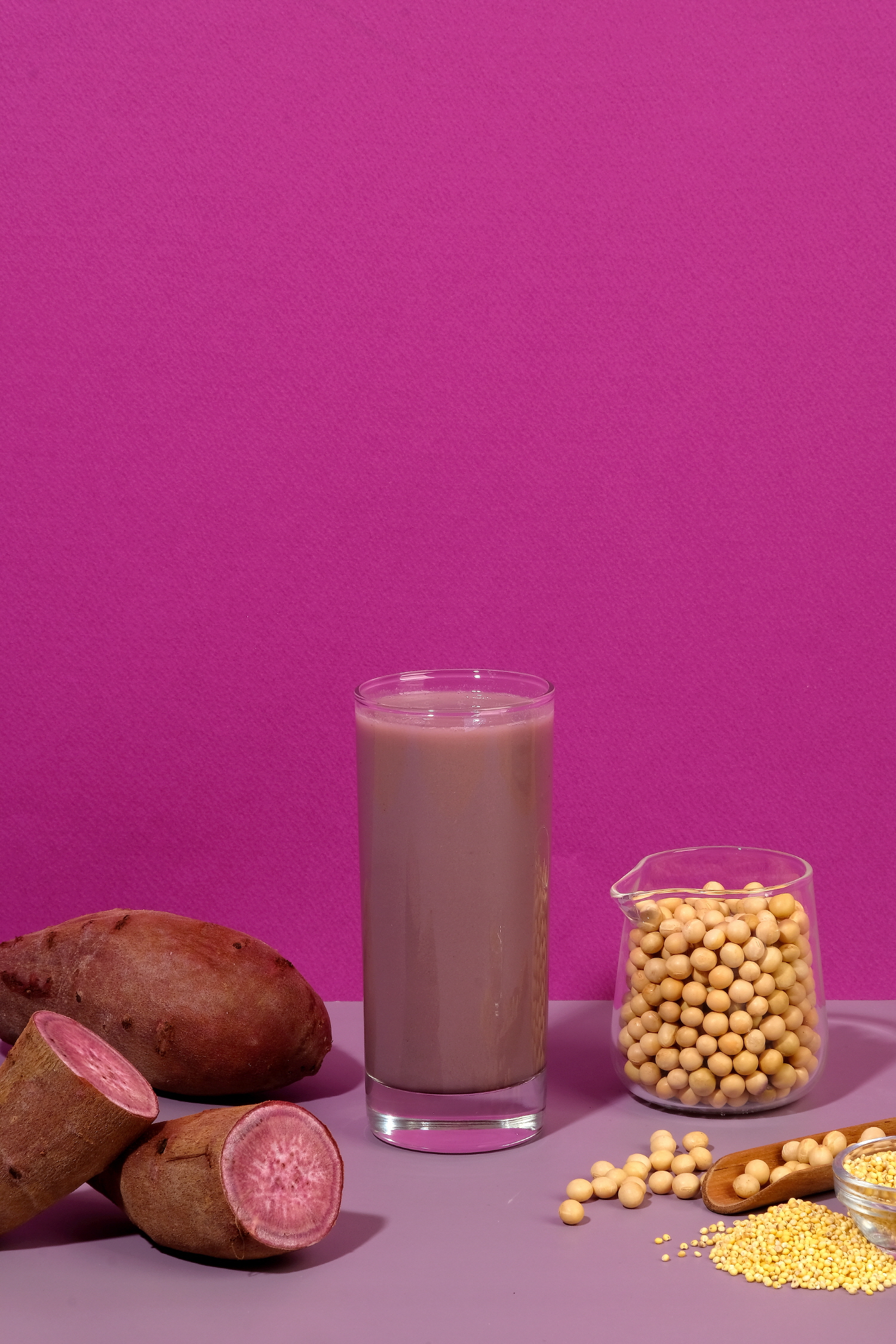 두유본색 홍콩두유 국산콩 무가당 자색고구마 두유 (10개입)