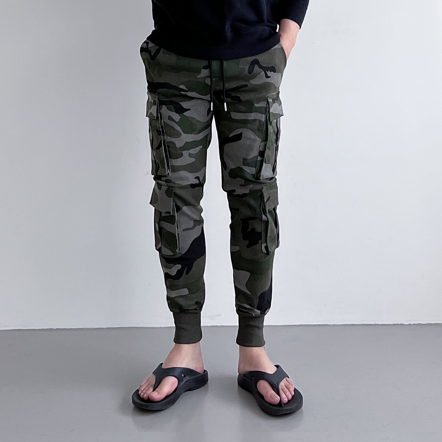 밀리터리조거팬츠 카모바지 남자 카고 조거팬츠 전술 작업 빅사이즈 건빵 - 상세 이미지 3